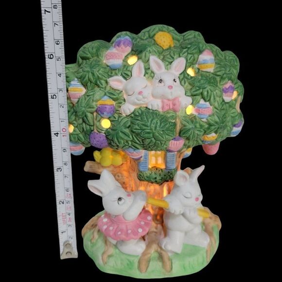 Vintage Cottontail Cottages Porcelain Tree House - Picture 7 of 12